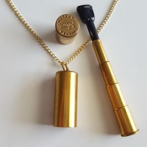 Vintage 40's Cigarette Holder Necklace!